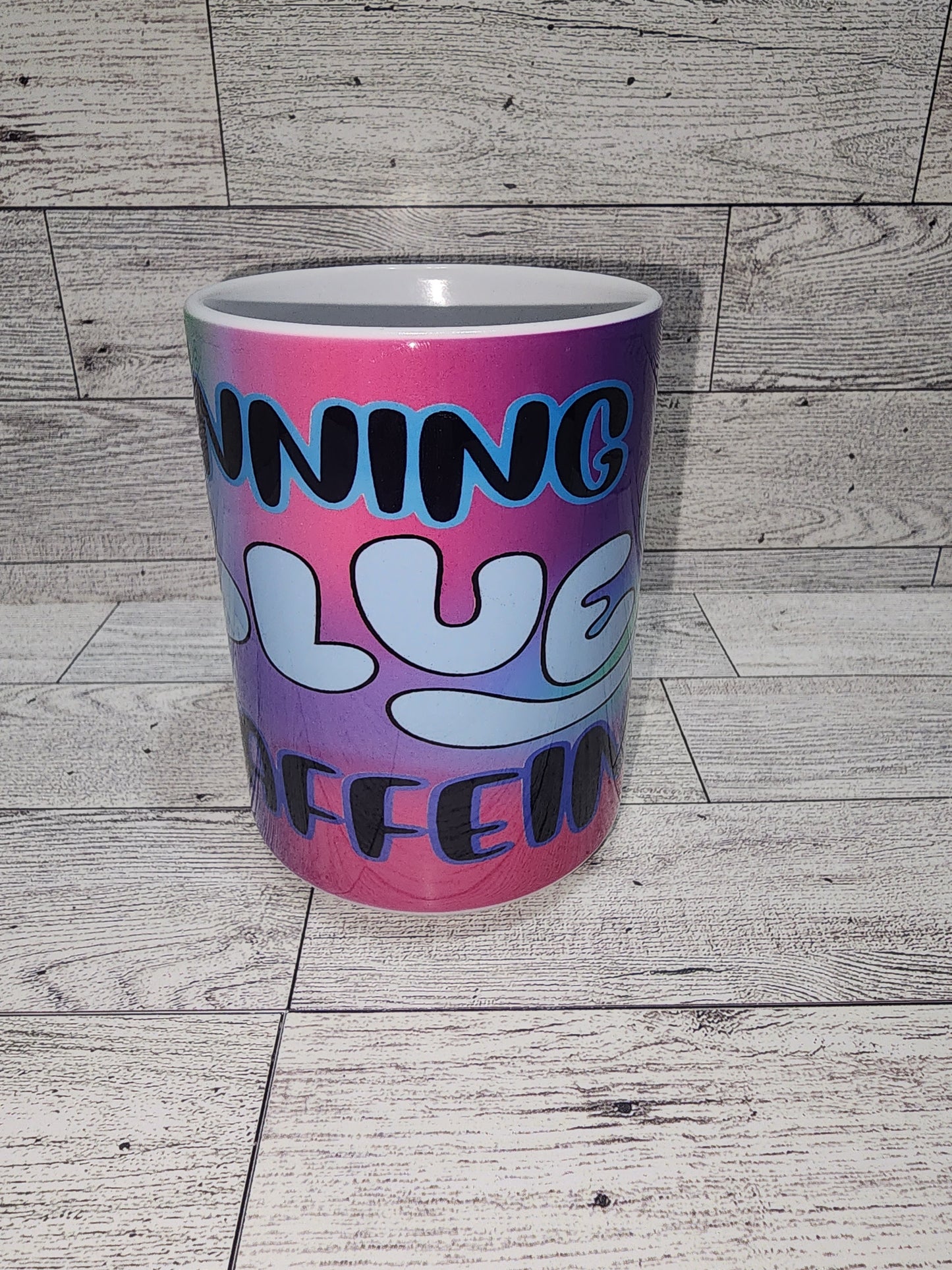 Caffeine and Bluey Mug