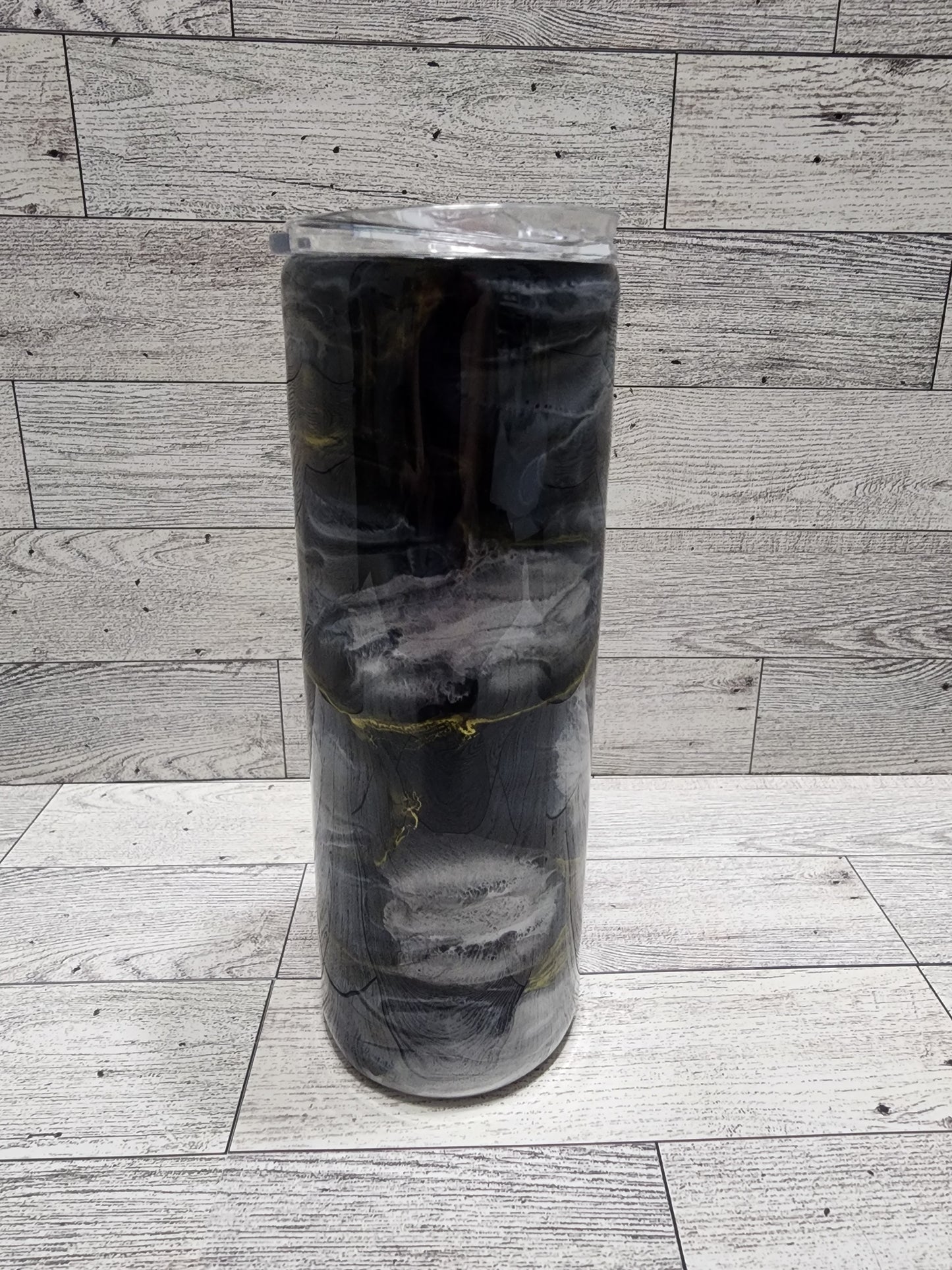 Black Silver Gold Marble