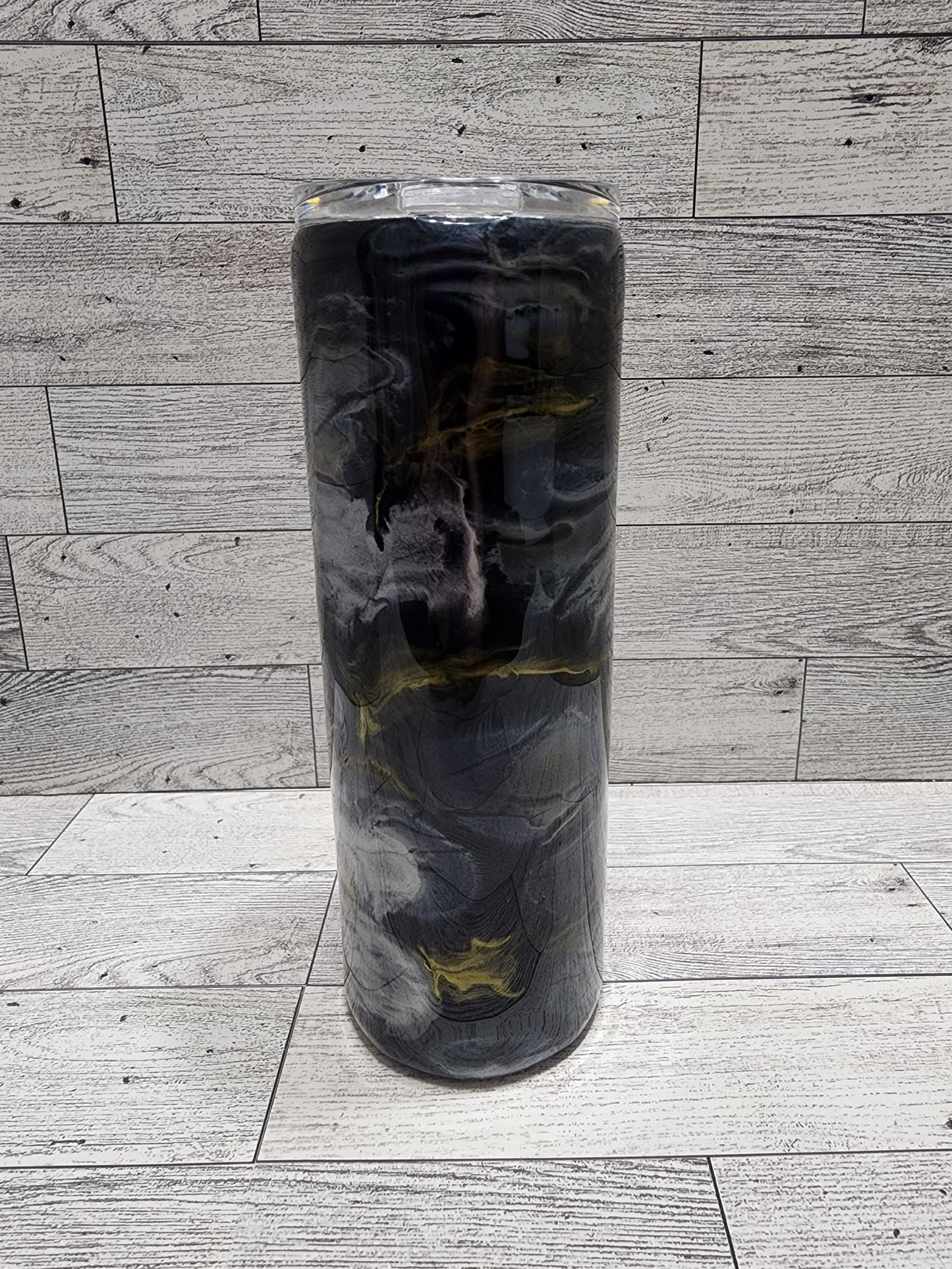 Black Silver Gold Marble