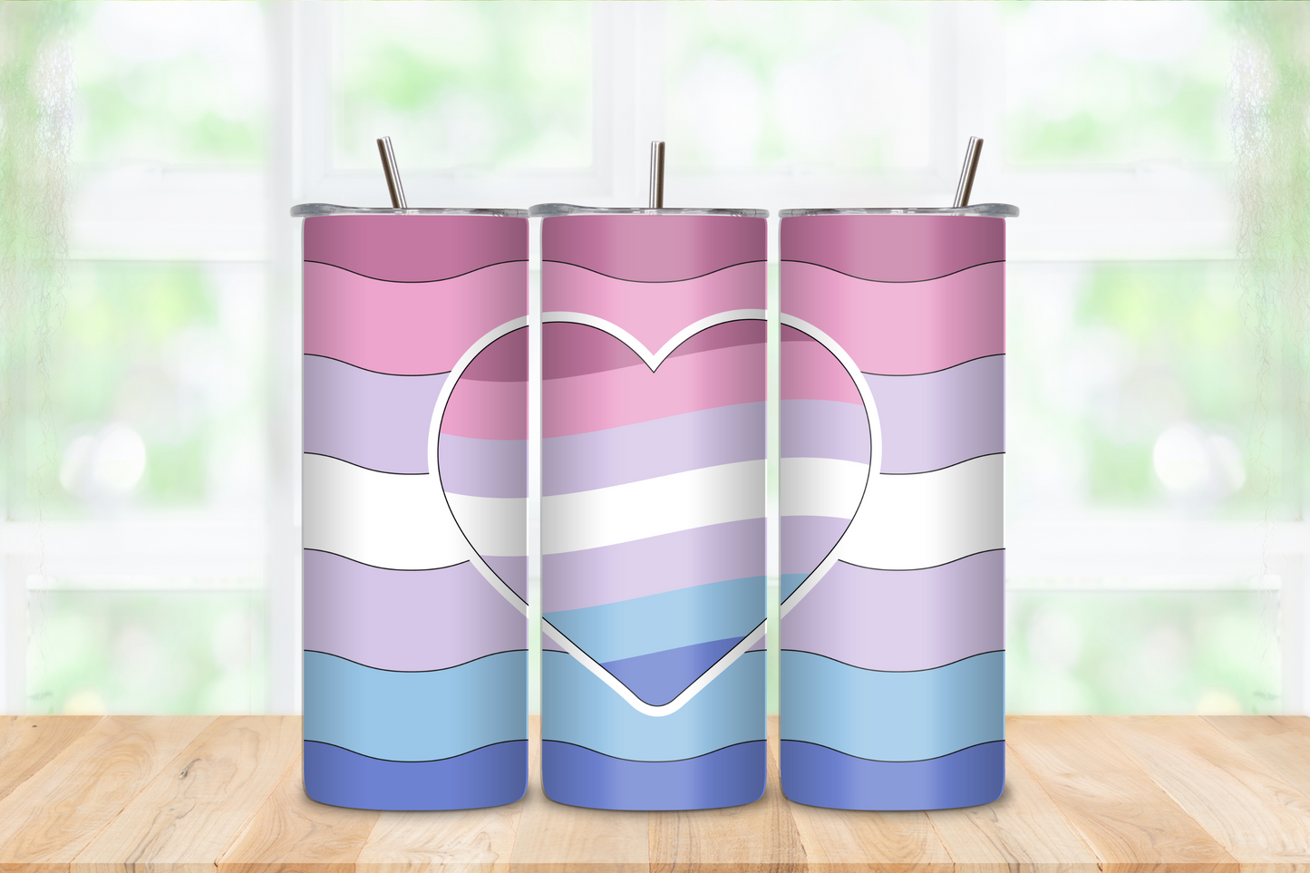 Pride Heart Flags