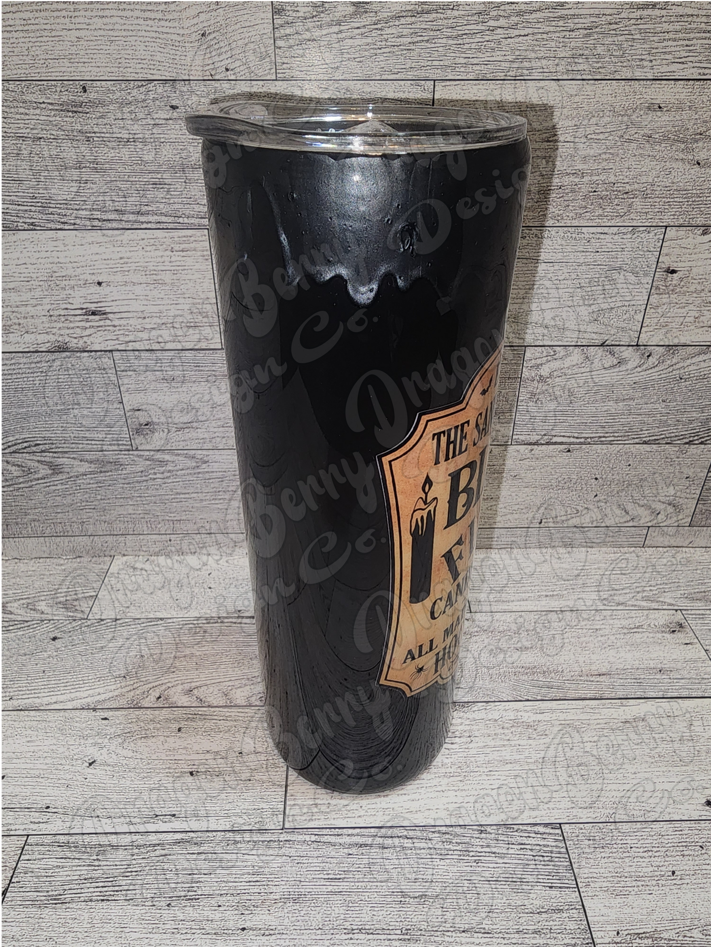 Black Flame Candle