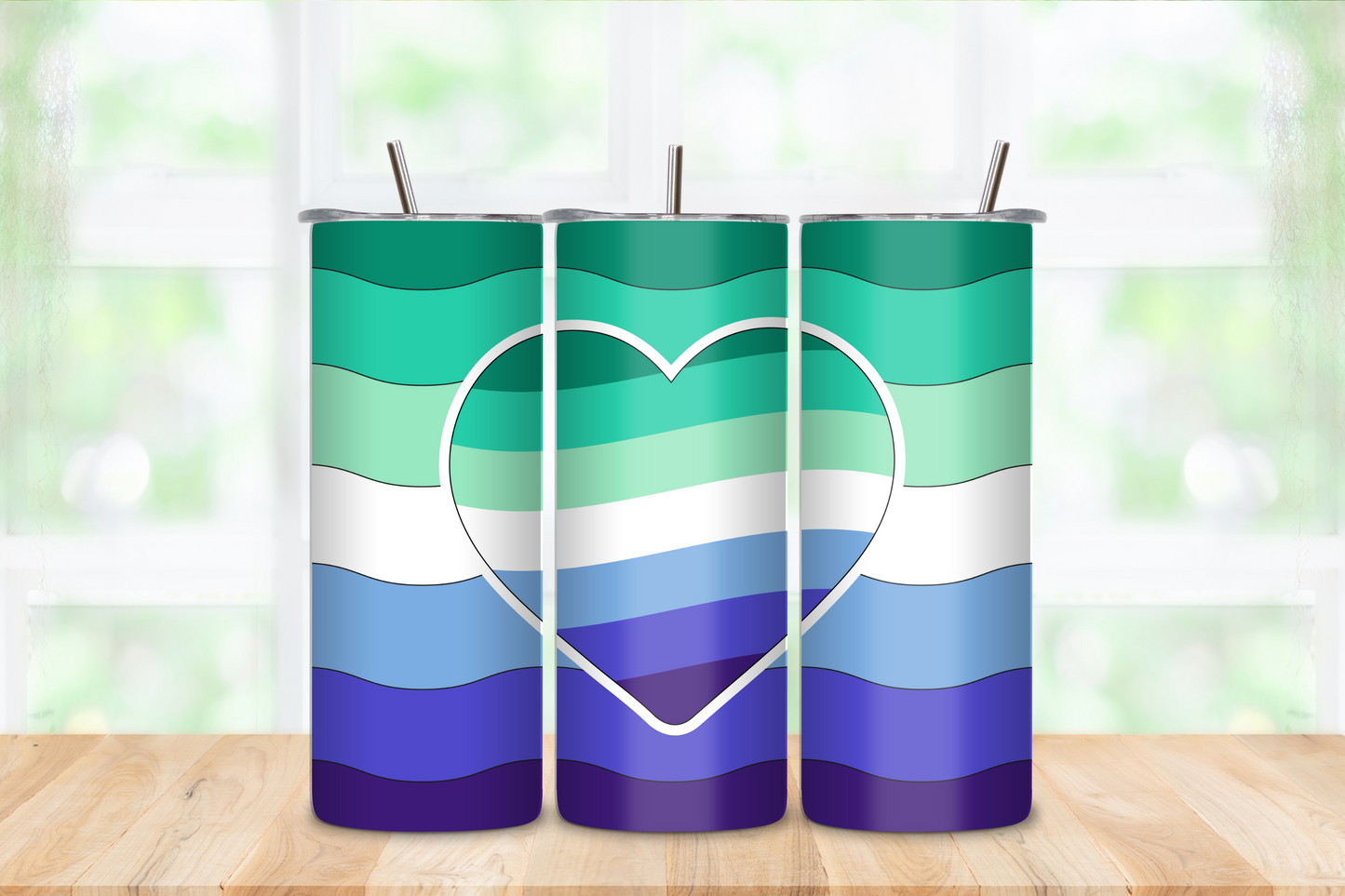 Pride Heart Flags