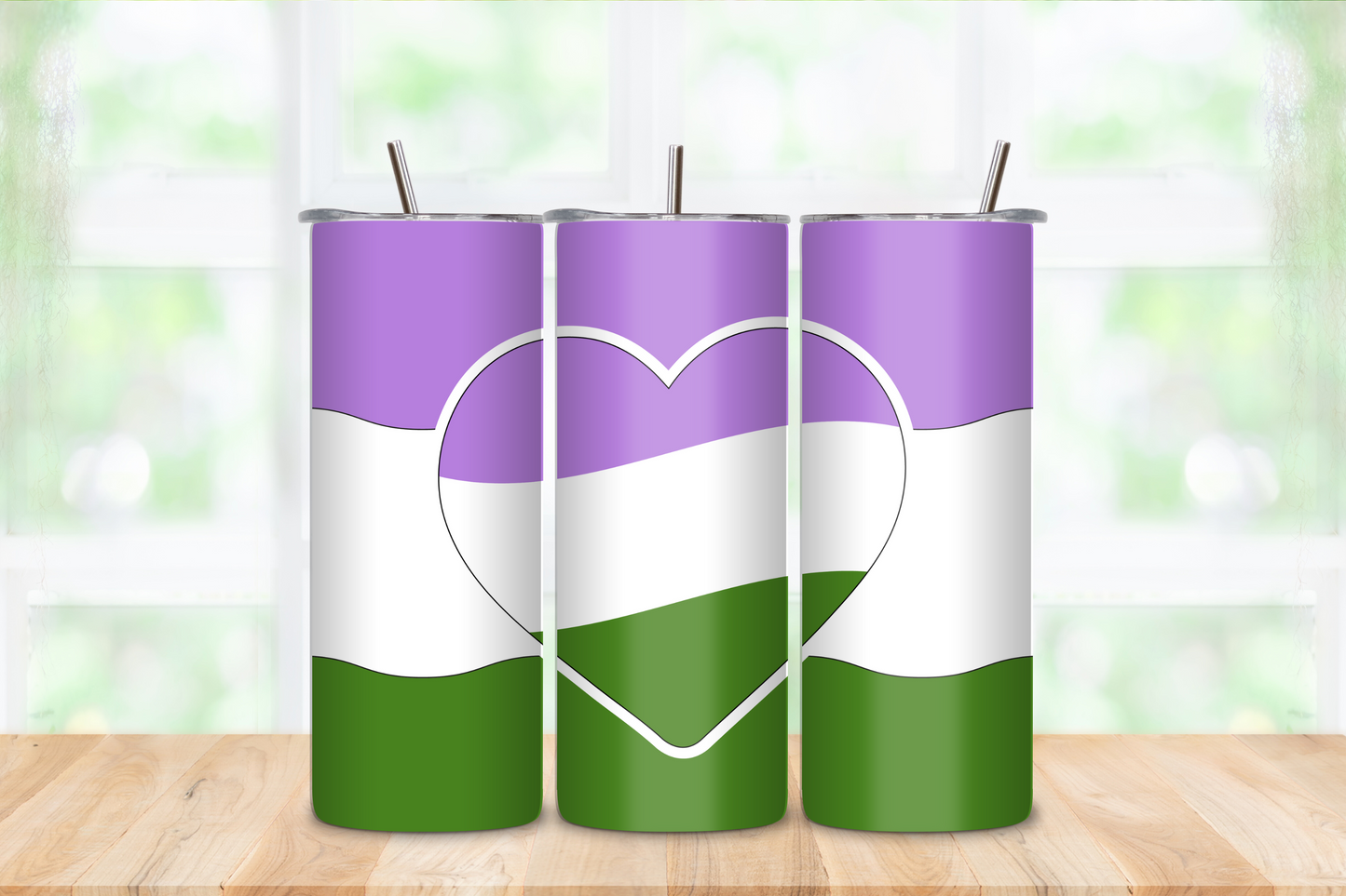 Pride Heart Flags