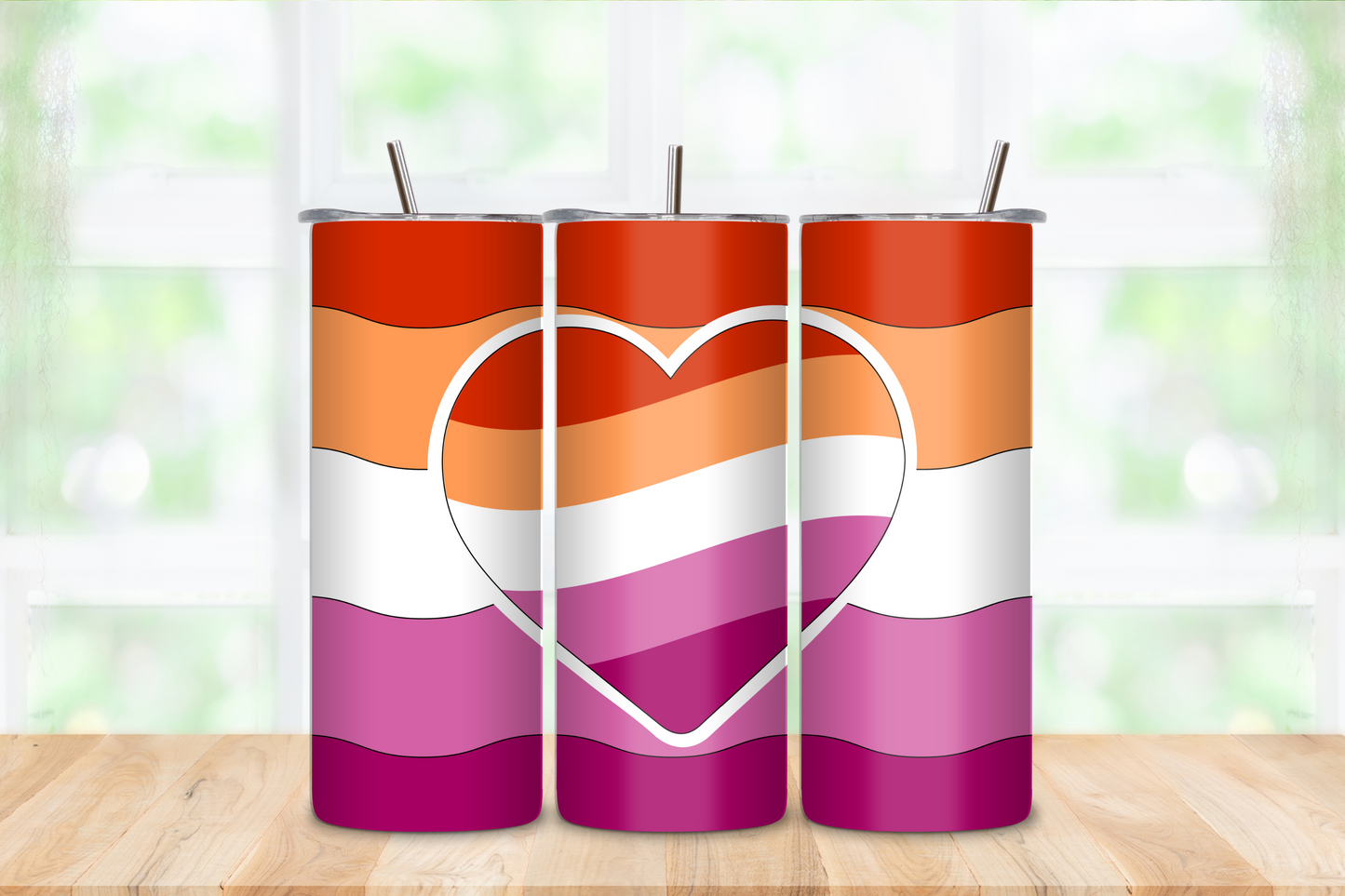 Pride Heart Flags