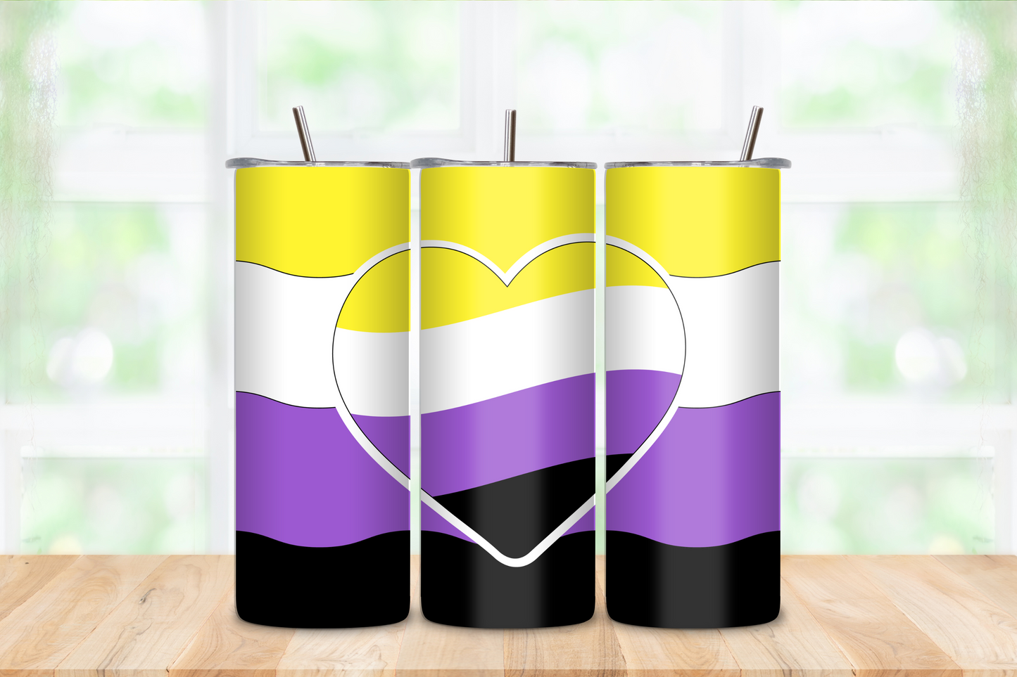 Pride Heart Flags
