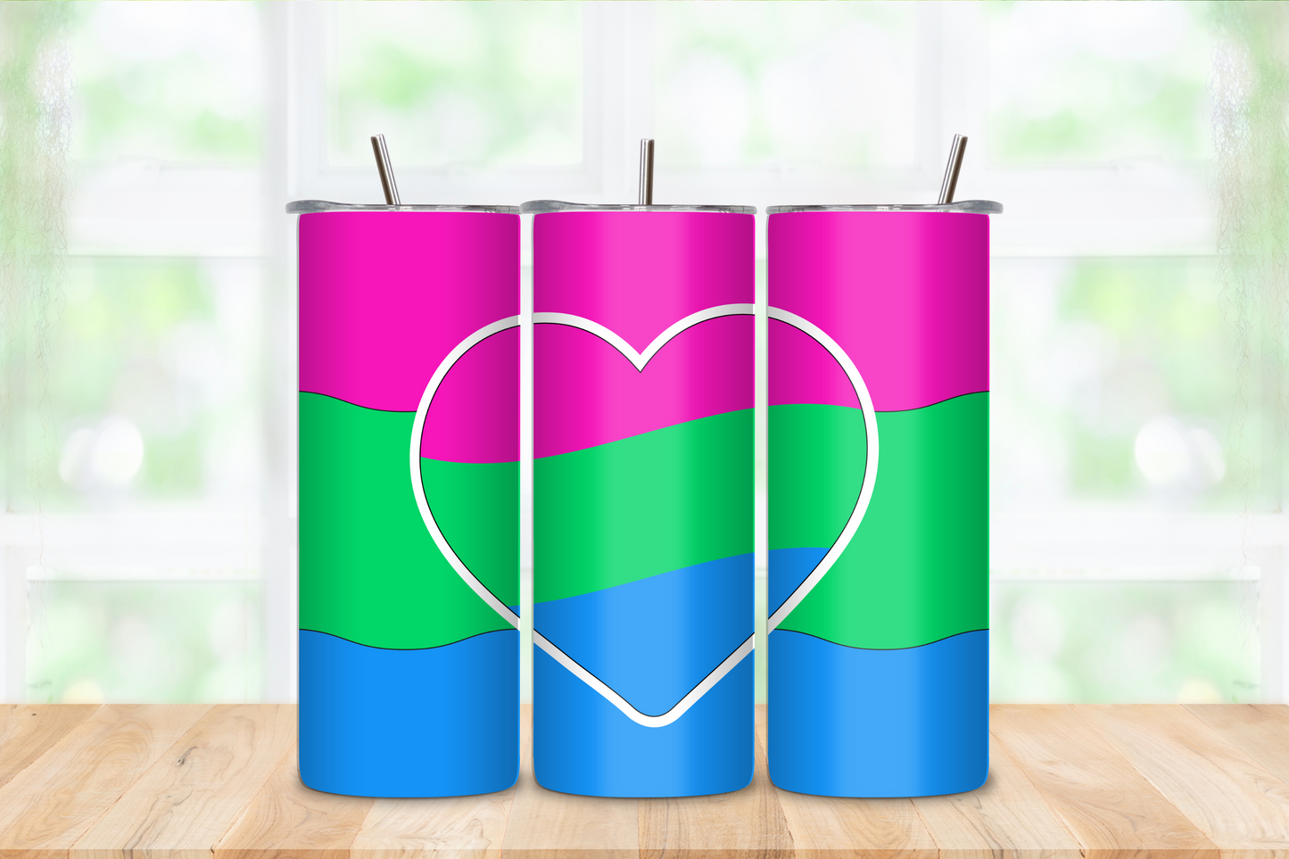 Pride Heart Flags