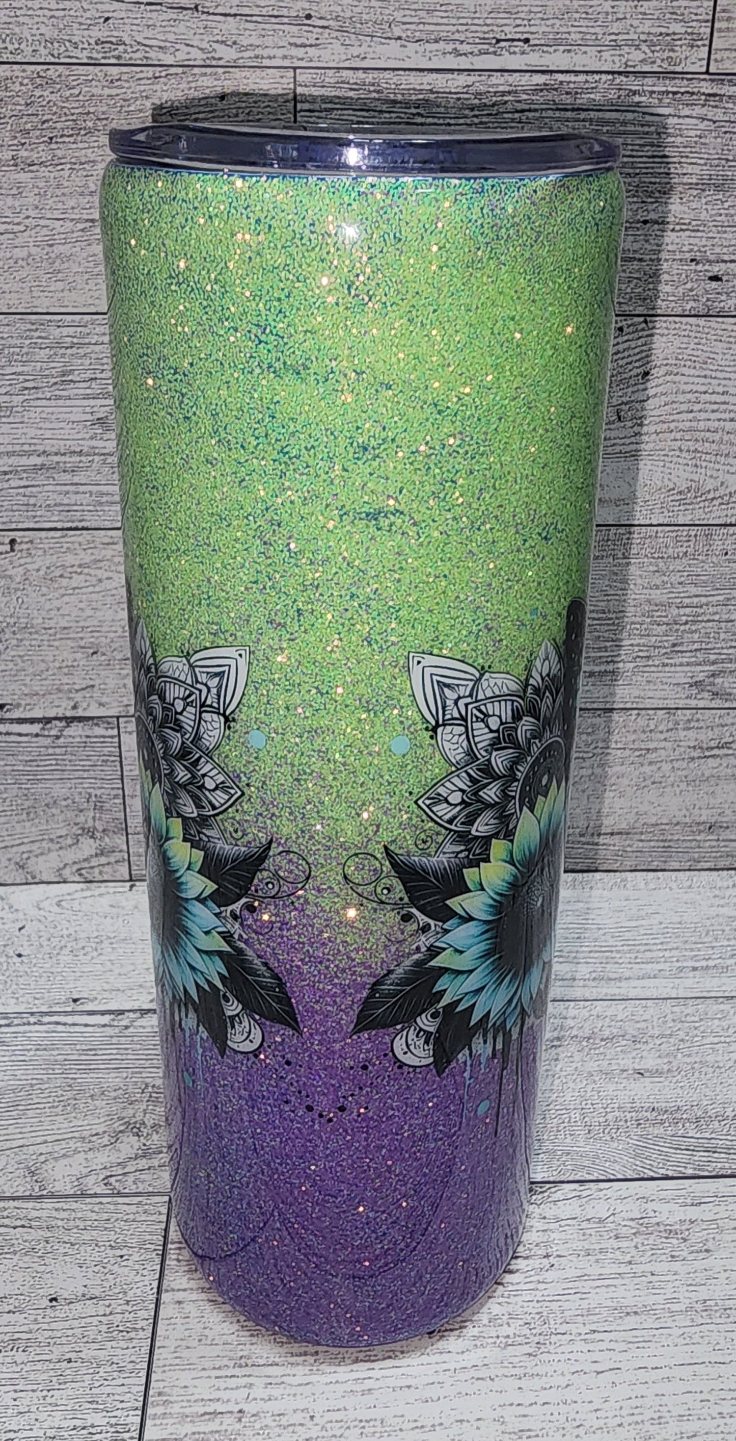 Sunflower Butterfly Skull