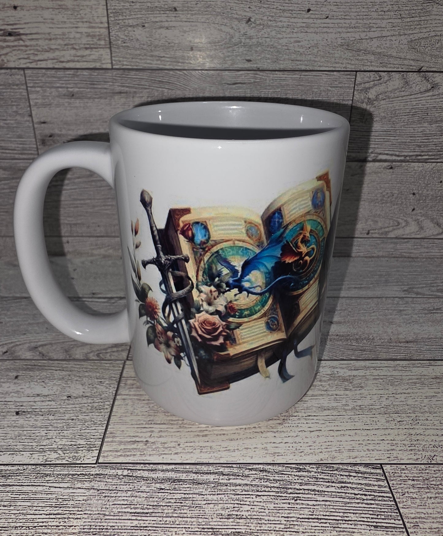 Book Dragon Coffee Mug