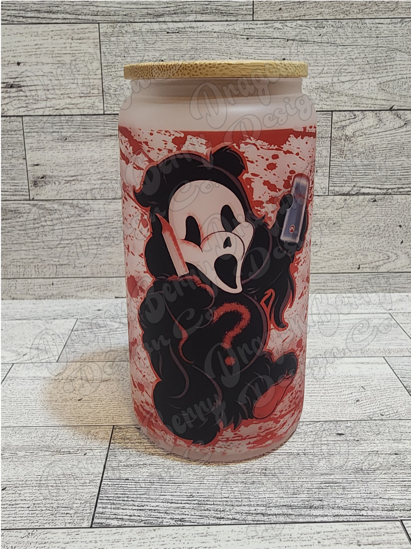 Bloody Red Foot Bear Cup Set