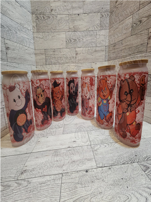 Bloody Red Foot Bear Cup Set