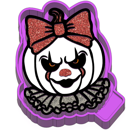 Spooky Clown Pumpkin Freshie